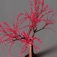 OSAKA red artificial cherry tree (105956)