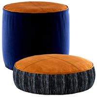 MrJasonGrant Denim Ottoman (105800)
