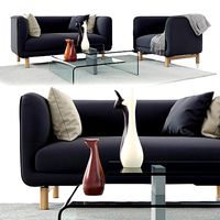 TRIBECA Sofa, armchair and coffee table (104612)