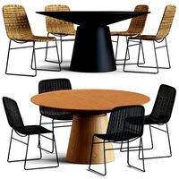 Globewest Olivia Chair and Classique Table (102212)
