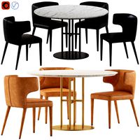 Coco Republic Flex Table and Melrose Chair (101955)