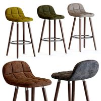 Sole Wooden Bar Stool (101815)
