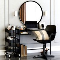Ikea VITTSJO dressing table with ODGER chair  (101628)