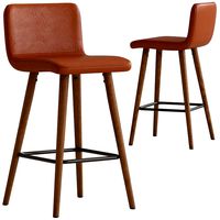 Temple and Webster Tan Faux Barstool (100959)