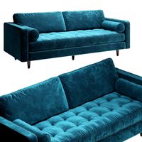 Article Pacific Blue Sven Sofa (81605)