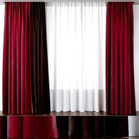 Curtains Cherry in Chocolate (73651)