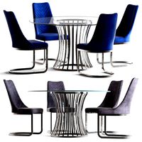 Vogue Dinner Table and Chairs (72633)