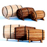 Wooden Barrel (70593)