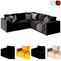 Ikea vimle big corner sofa (66439)