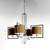 Heathfield & Co Conniston Nickel Chandelier (50213)