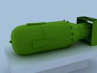 Little Guy Nuclear bomb 3D Model