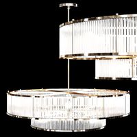 Restoration Hardware MARAIS ROUND CHANDELIER 47 Nickel (47071)