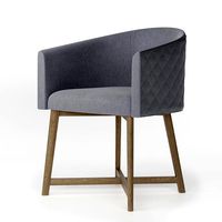 West Elm Quilted Tub Dining Chair (46020)