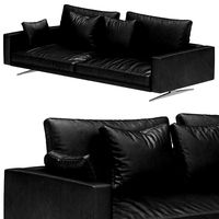 Flexform Campiello leather sofa  (44948)