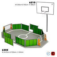 Buglo Sports Field and a Basketball Hoops (43623)
