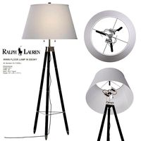 Ralph Lauren Irwin Floor Lamp in Ebony Torchere (34272)