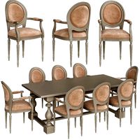 Monastery Rectangular Dining Table and chair (34228)