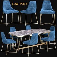 Gloria Luxury Chair and Table (34218)