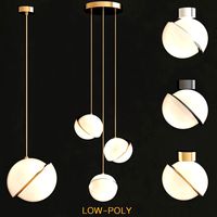 Crescent lighting by Lee Broom Chandelier (25923)