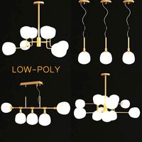 Chandelier Marais Linear And Marais Round  (25851)