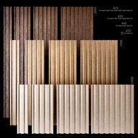 Corrugated wood panels WD8 (25759)