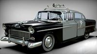 Police Car Belair Sedan 1955 (25282)