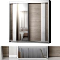 Modern 2 Door Sliding Wardrobe Hokku Designs Colou (25237)