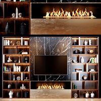 TV zone on Shelving with Decorative Set 85 (24891)