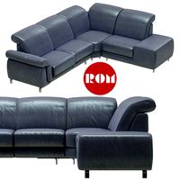 Rom Helena Leather Sectional Sofa (22143)