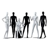 Collection of six faceless female mannequins (22027)