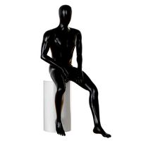Faceless sitting male mannequin 22 (20752)