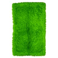 Mongolian fur rug green (20611)