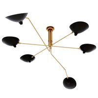 Serge Mouille Ceiling lamp 6 arms (20498)