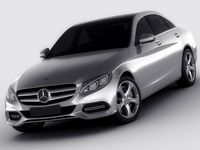 Mercedes C Class 2014 avantgarde 3D Model