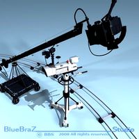 broadcast camera collection 3D Model