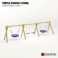 Kompan NRO907 Triple Swing Comb. (17760)