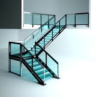 Triplex Glass Stairs (17736)
