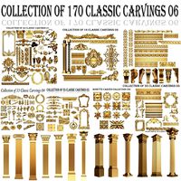 Collection of 170 Classic Carvings 06