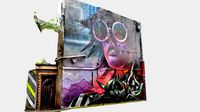 Graffiti wall Leamington Spa