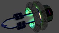 The concept of the spaceship of the future