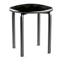 Round stools with metal legs 3 color options