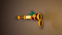 Telescope stylized mid-poly