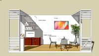 6x3m Booth Exhibition in Low Poly