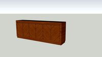 Buffet Casagora Malbec de madera