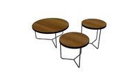 coffe table melody beliani round