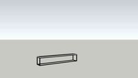 sidetable 180x30cm