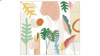 Papel de Parede Painel Folhagem 3 Tiles (1)