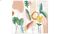 Papel de Parede Painel Folhagem 3 Tiles (2)