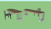 Eclipse Desk by Tura