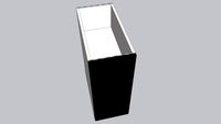 IKEA SEKTION Base Cabinet w/ Shelves Kunsbacka Anthracite